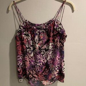 Express Women's Multicolor Floral Camisole